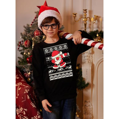 Kersttrui Jongen – Warme Kindertrui met Vrolijk Kerstmanmotief (4)
