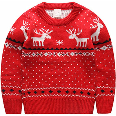 Kersttrui Kinderen Rood