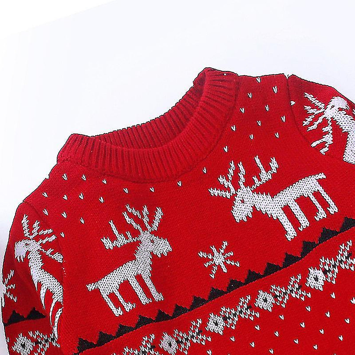 Kersttrui Kinderen – Gebreide Trui met Vrolijk Rendiermotief (7)