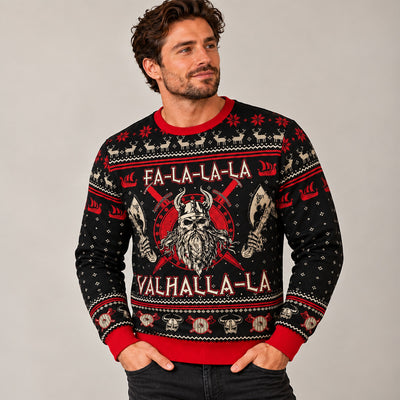 Kersttrui Mannen – Viking Design als Trui, Hoodie of Vest (4)