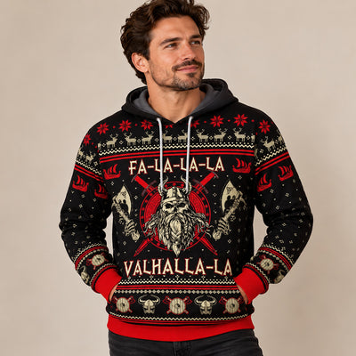 Kersttrui Mannen – Viking Design als Trui, Hoodie of Vest (5)