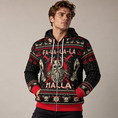 Kersttrui Mannen – Viking Design als Trui, Hoodie of Vest (6)