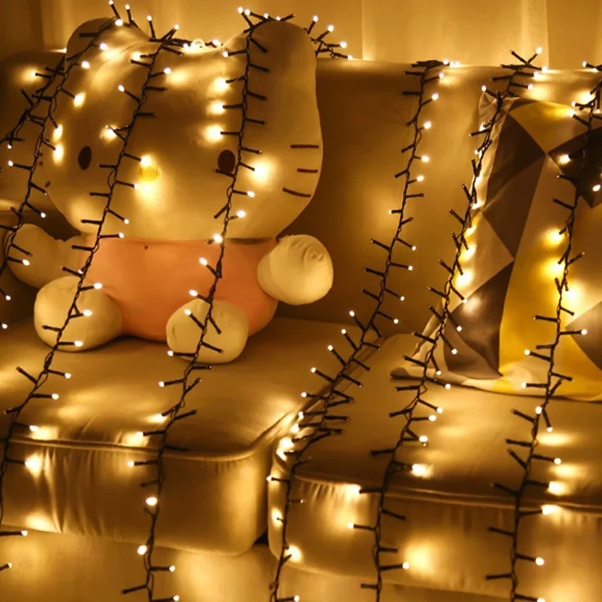 Kerstverlichting Buiten – Clusterverlichting Warm Wit met 8 Standen (4)