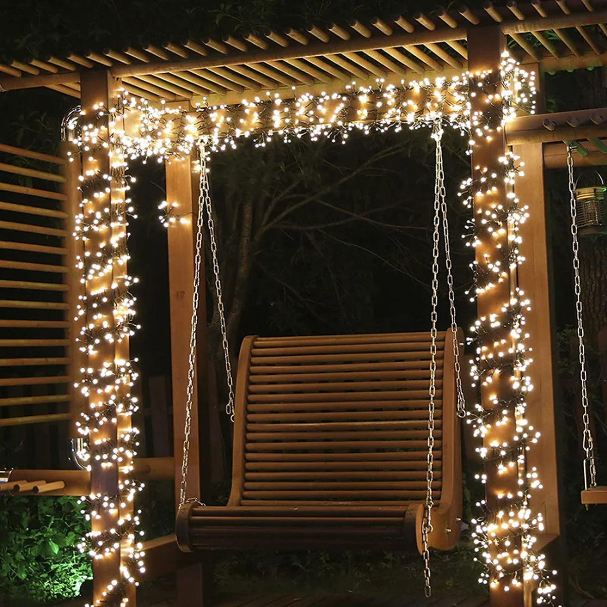 Kerstverlichting Buiten – Clusterverlichting Warm Wit met 8 Standen (6)