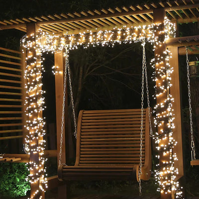 Kerstverlichting Buiten – Clusterverlichting Warm Wit met 8 Standen (6)
