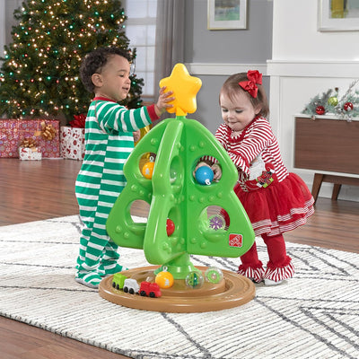 Kinderkerstboom – Interactieve Speelboom met 12 Ornamenten en Treintje (4)