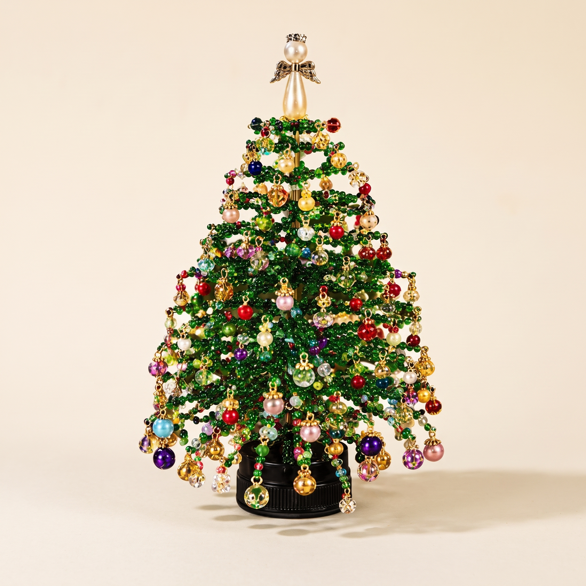 Kralen Kerstboom - DIY Knutselset voor een Glinsterende Kerstboom van Kralen