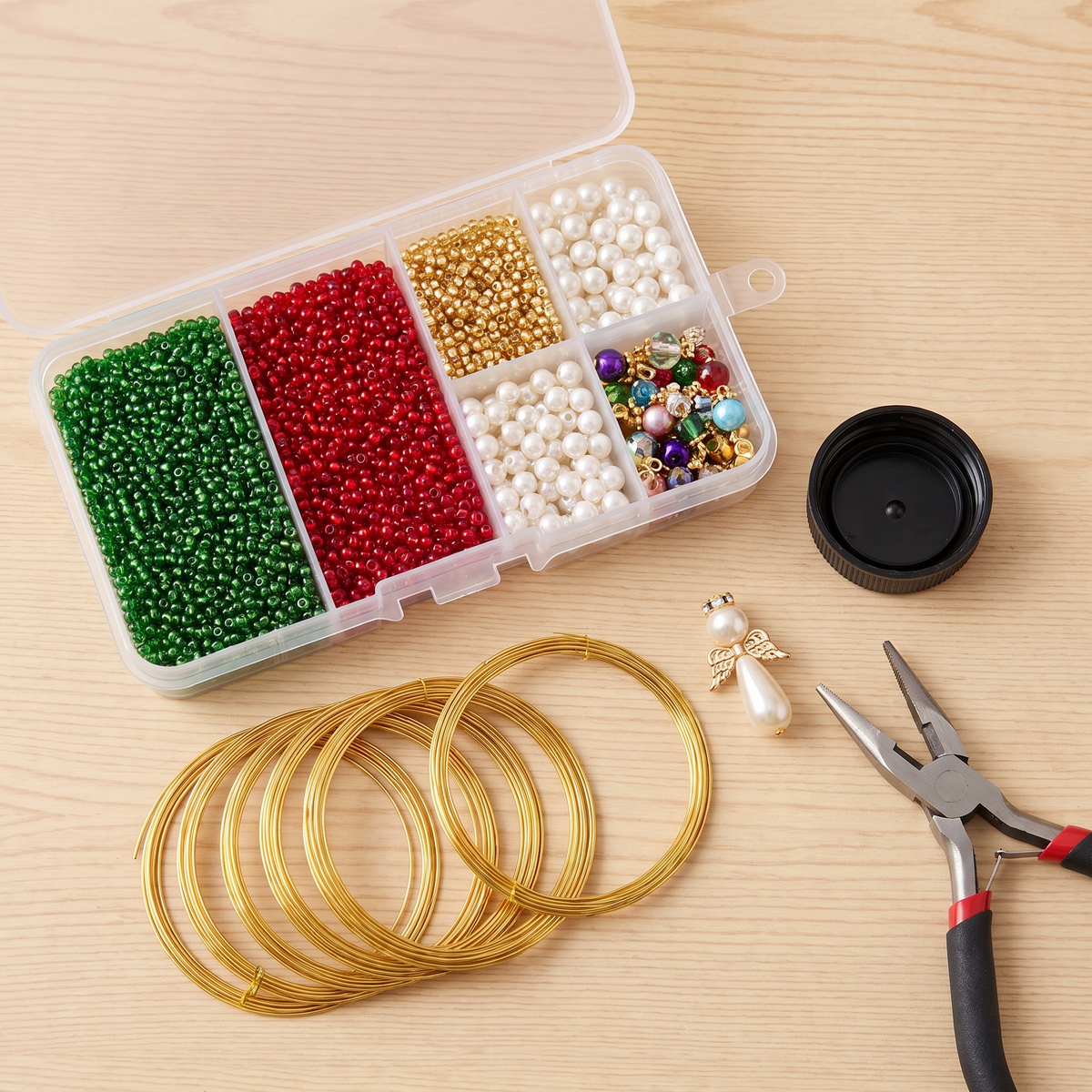 Kralen Kerstboom – DIY Knutselset voor een Glinsterende Kerstboom van Kralen (3)