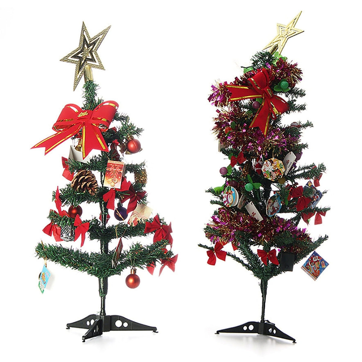 Kunstkerstboom met Verlichting – Inclusief LED's en Versiering, 60 of 150 cm (3)