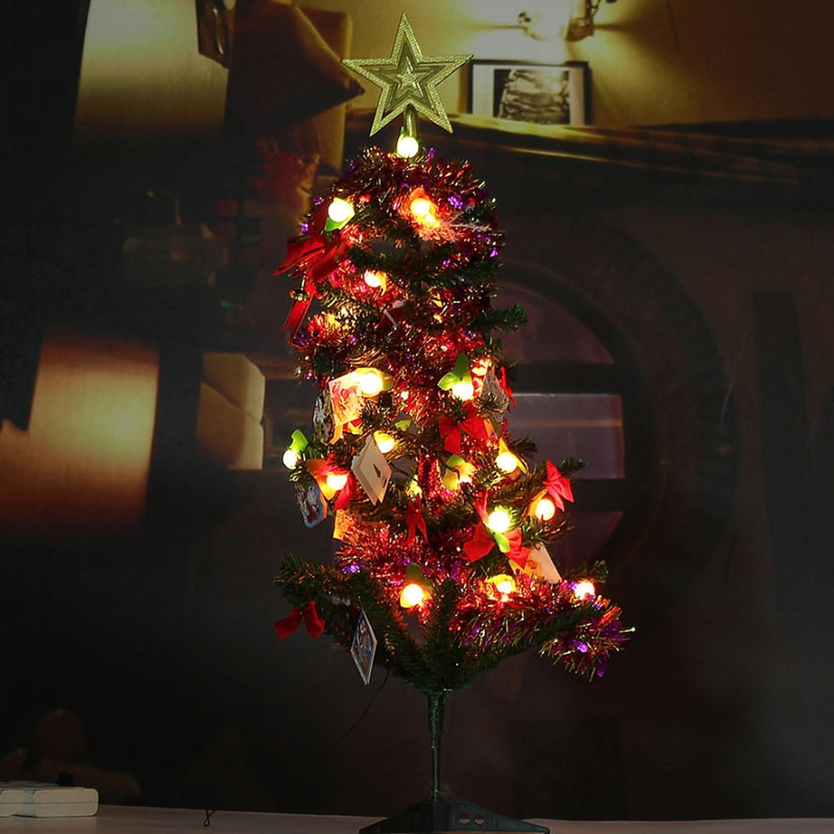 Kunstkerstboom met Verlichting – Inclusief LED's en Versiering, 60 of 150 cm (4)