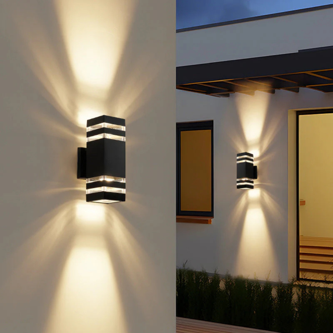 Applique murale LED d'extérieur - Luminaire extérieur moderne avec éclairage haut et bas