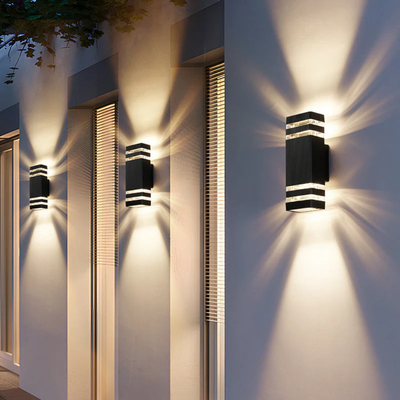 Applique murale LED d'extérieur - Luminaire extérieur moderne avec éclairage haut et bas