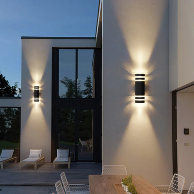 Applique murale LED d'extérieur - Luminaire extérieur moderne avec éclairage haut et bas