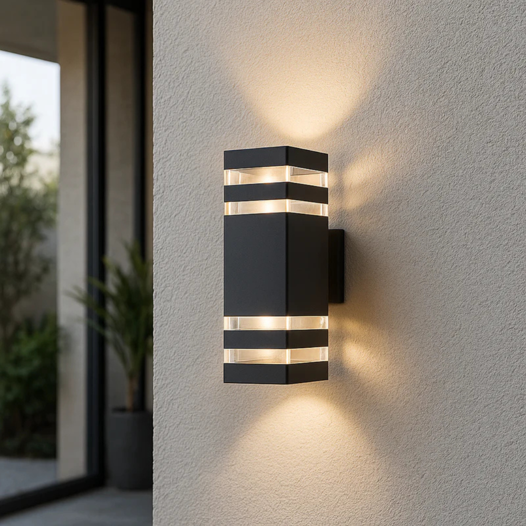 Applique murale LED d'extérieur - Luminaire extérieur moderne avec éclairage haut et bas