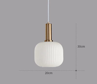 Hanglamp - Retro Glazen Designlamp - Luméa