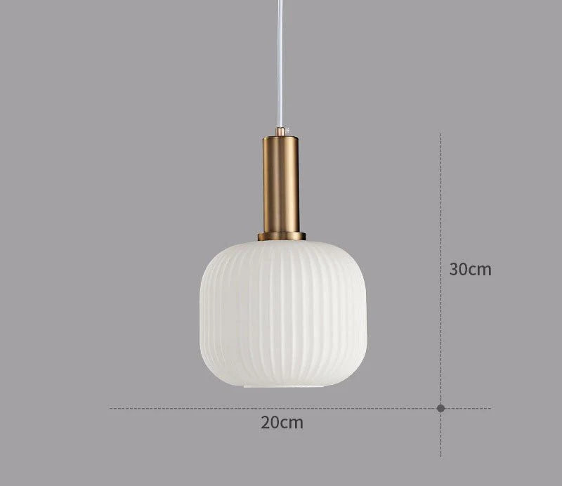 Hanglamp - Retro Glazen Designlamp - Luméa