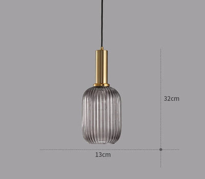 Hanglamp - Retro Glazen Designlamp - Luméa