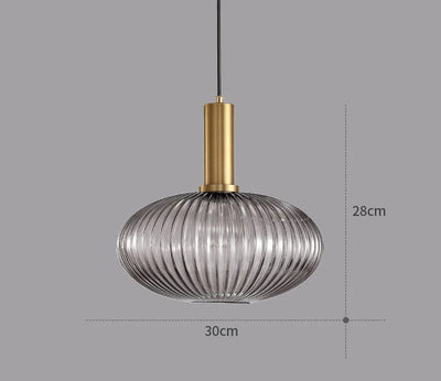 Hanglamp - Retro Glazen Designlamp - Luméa
