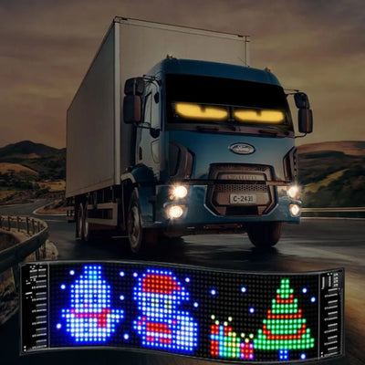 Écran LED - Affichage de voiture flexible avec contrôle par application