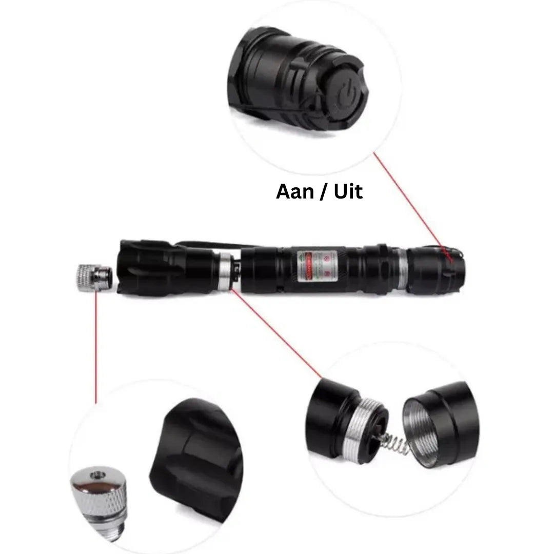 BeamPro - Pointeur Laser - Laser vert rechargeable longue portée