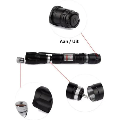 BeamPro - Pointeur Laser - Laser vert rechargeable longue portée