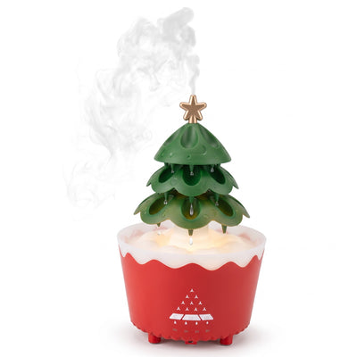 Luchtbevochtiger Kerstboom - Aroma Diffuser met LED Licht