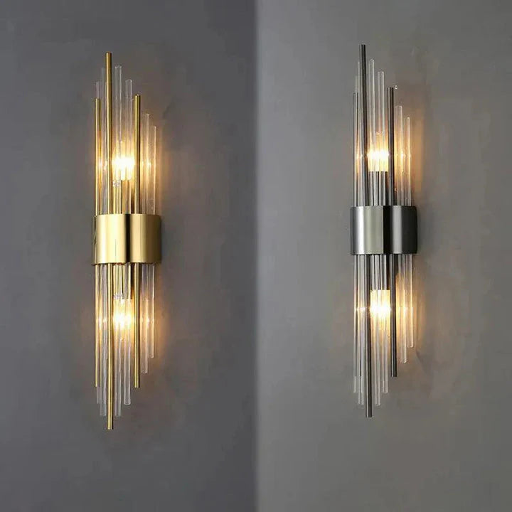 Wandlamp - Luxe Kristal LED Verlichting - LuminaGlow