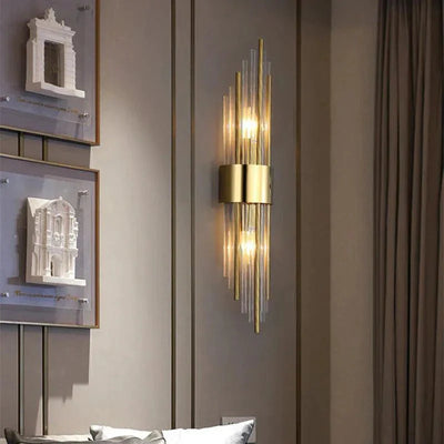 Wandlamp - Luxe Kristal LED Verlichting - LuminaGlow