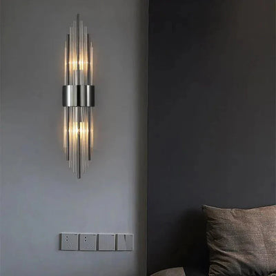 Wandlamp - Luxe Kristal LED Verlichting - LuminaGlow
