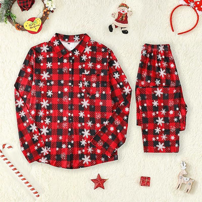 Matching Kerst Pyjama – Geruite Pyjamaset voor Koppels (4)