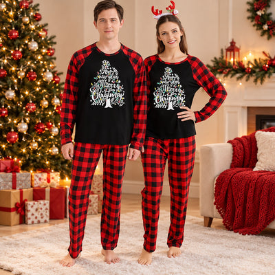 Matching Kerst Pyjama – Geruite Pyjamaset voor Koppels (5)