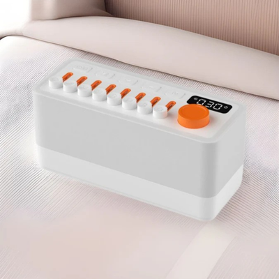 DreamGlow - Enceinte Bluetooth avec veilleuse et fonction réveil