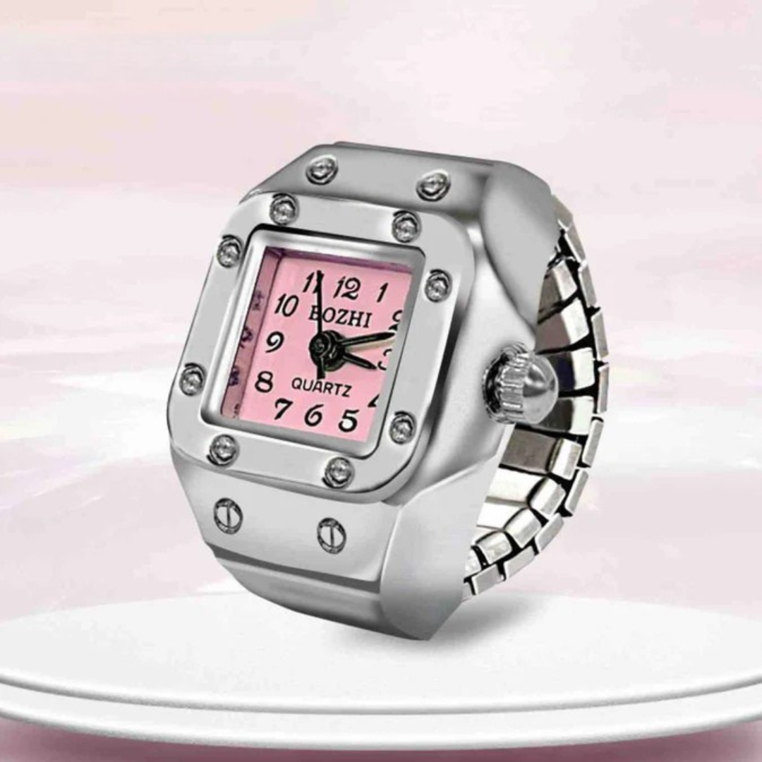 Timevera - Ring horloge - Verstelbaar stijlvol unisex design
