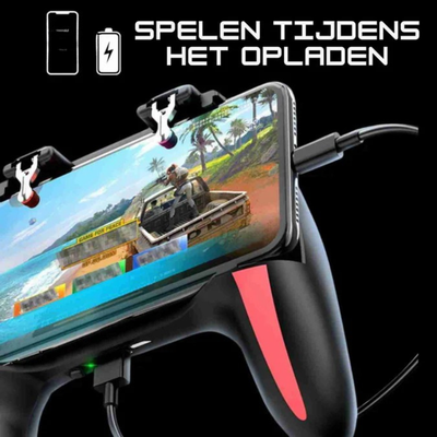 GameFlex H10 - Mobile Gaming Controller - FPS grip met koeling en oplaadfunctie