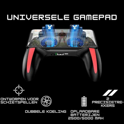 GameFlex H10 - Mobile Gaming Controller - FPS grip met koeling en oplaadfunctie