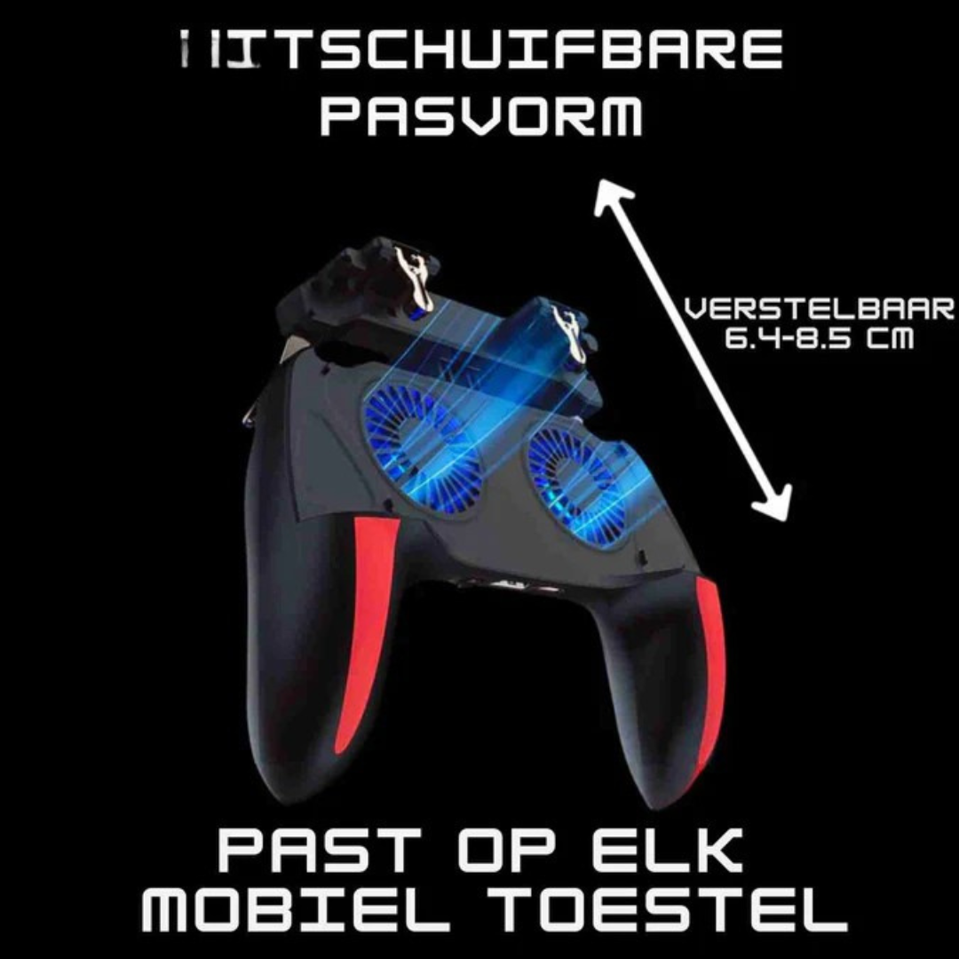 GameFlex H10 - Mobile Gaming Controller - FPS grip met koeling en oplaadfunctie