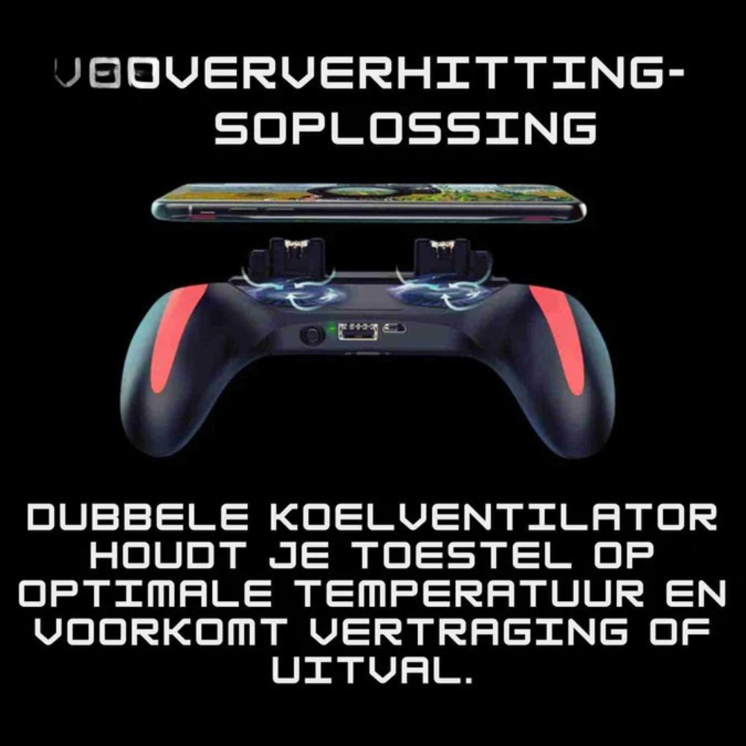 GameFlex H10 - Mobile Gaming Controller - FPS grip met koeling en oplaadfunctie