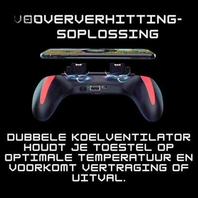 GameFlex H10 - Mobile Gaming Controller - FPS grip met koeling en oplaadfunctie