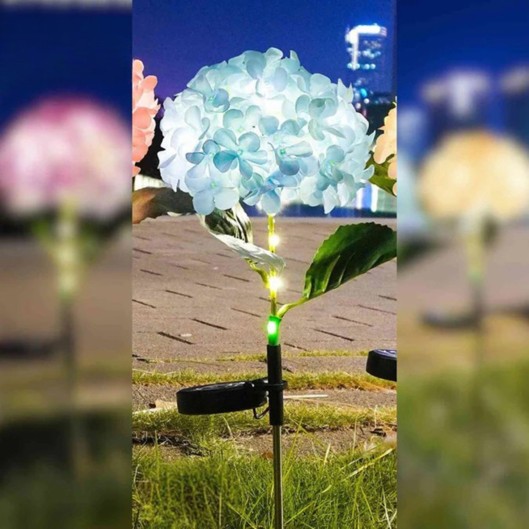 Florora - Solar bloemen lantaarn voor tuin sfeer