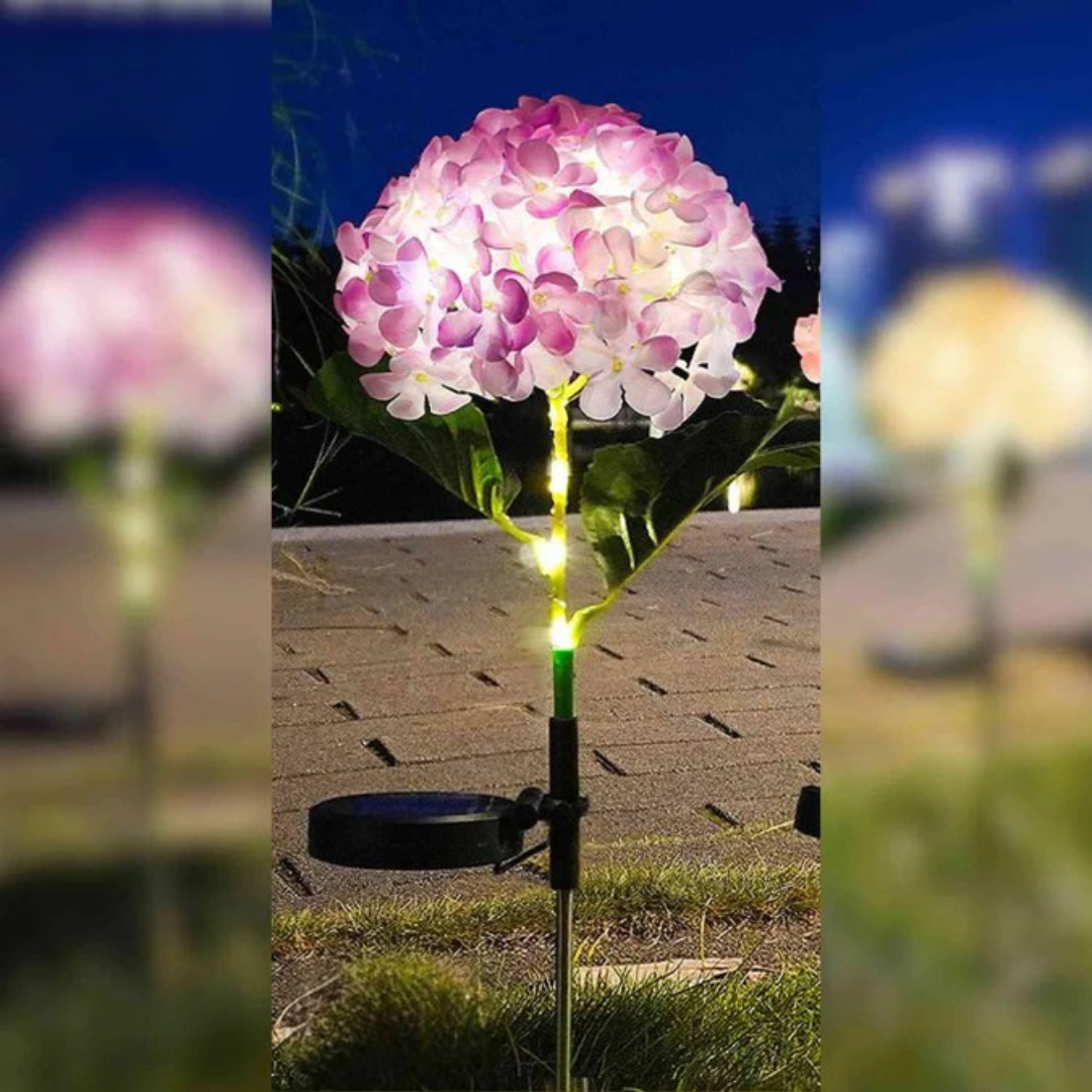 Florora - Solar bloemen lantaarn voor tuin sfeer