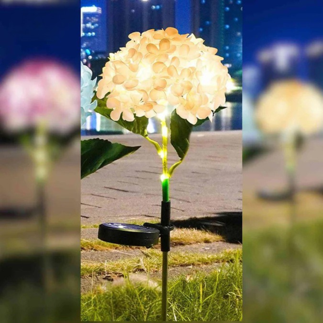 Florora - Solar bloemen lantaarn voor tuin sfeer