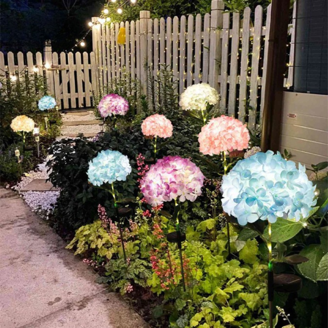 Florora - Solar bloemen lantaarn voor tuin sfeer