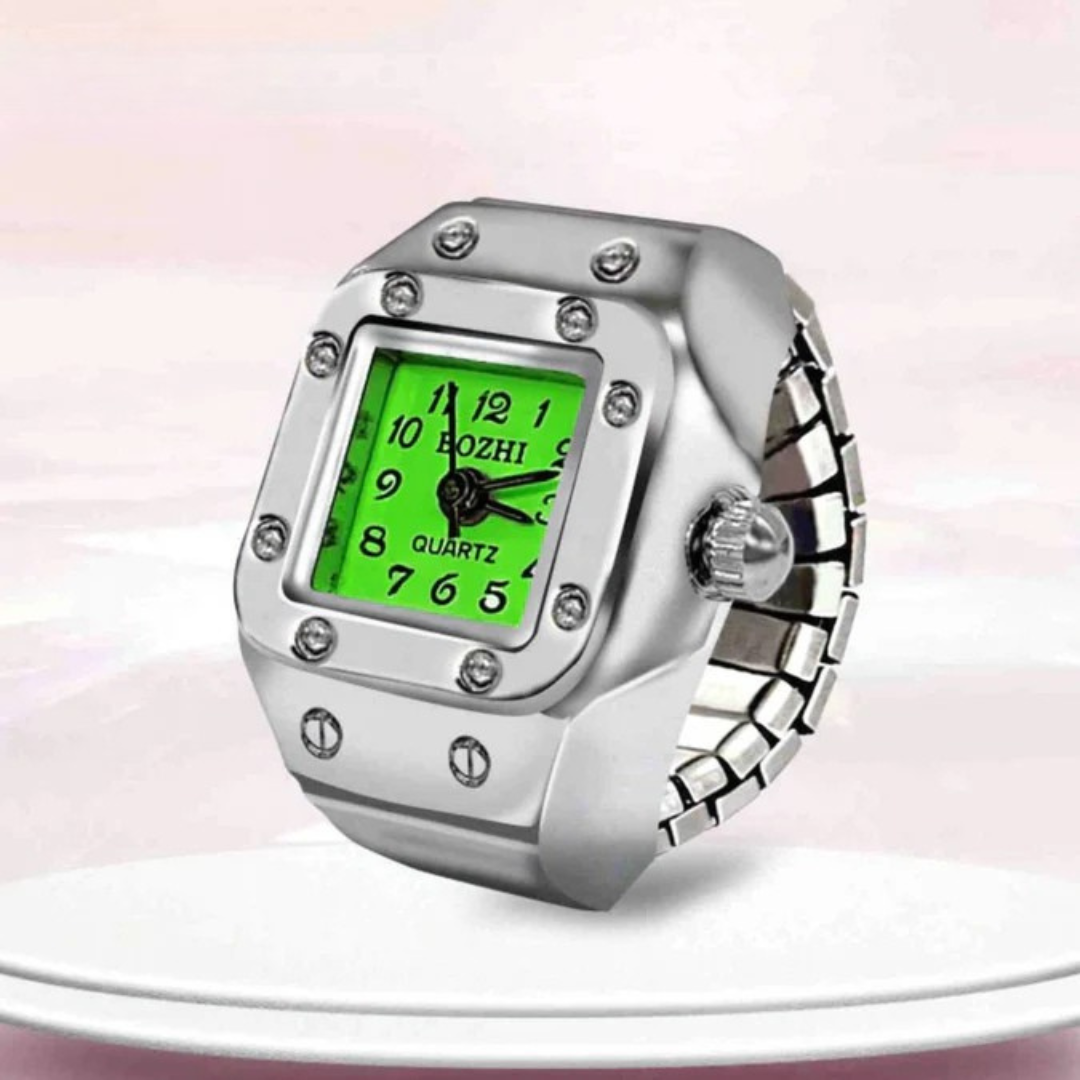 Timevera - Ring horloge - Verstelbaar stijlvol unisex design