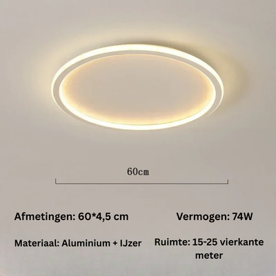 Plafonnier - Lampe LED Ronde Scandinave - Lumivane