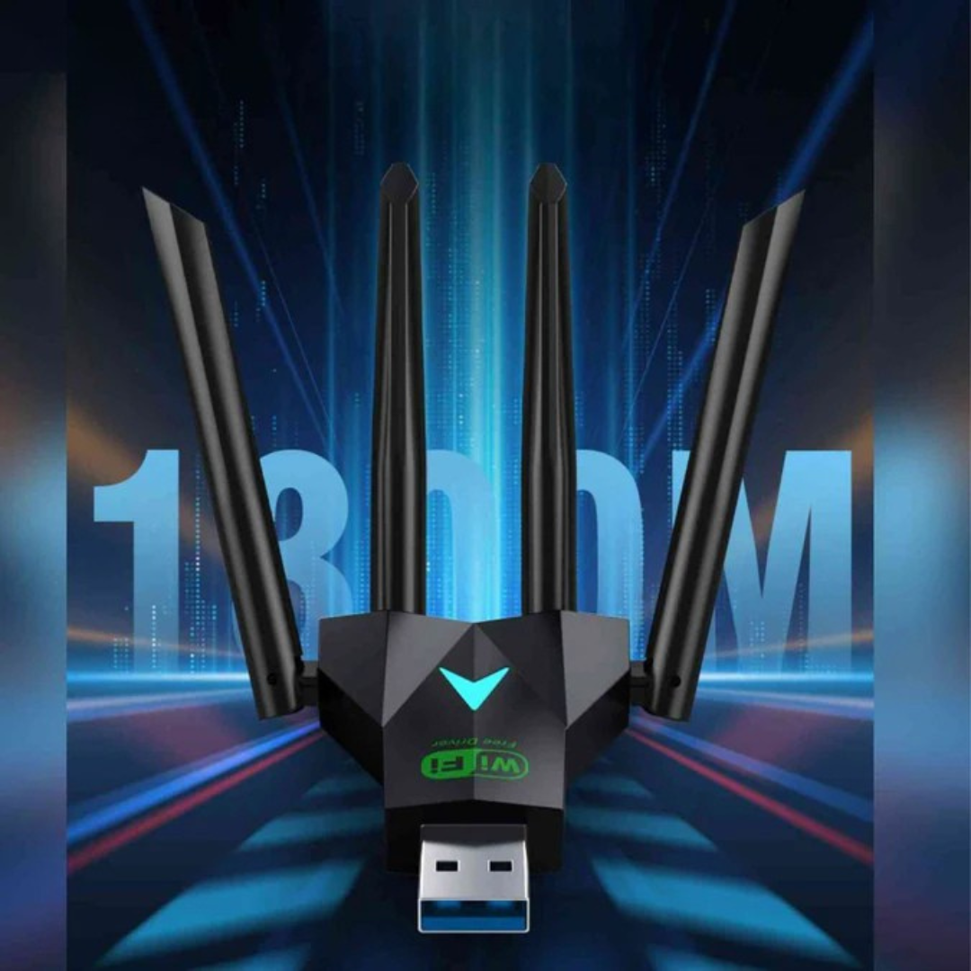 AeroLink - Adaptateur USB wifi bi-bande avec 4 antennes