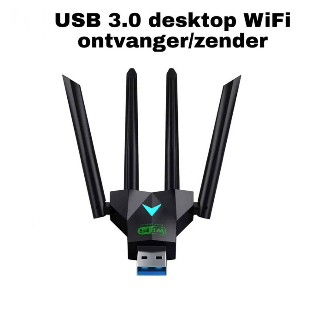 AeroLink - Adaptateur USB wifi bi-bande avec 4 antennes