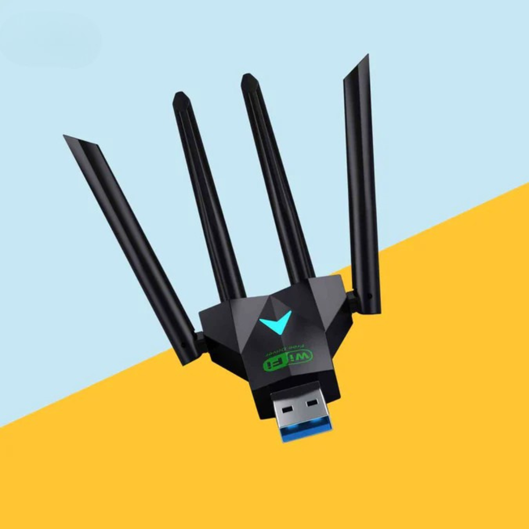 AeroLink - Adaptateur USB wifi bi-bande avec 4 antennes