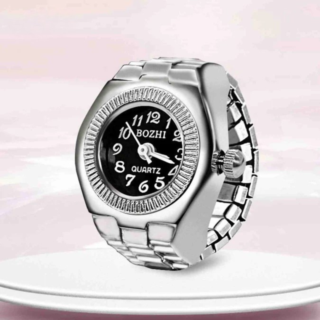 Timevera - Ring horloge - Verstelbaar stijlvol unisex design