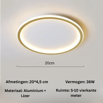 Plafonnier - Lampe LED Ronde Scandinave - Lumivane