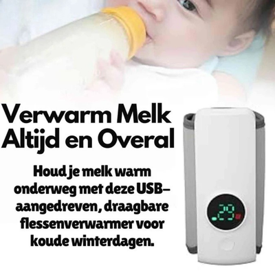 Warmiboo - Draadloze fles verwarmer met temperatuurregeling